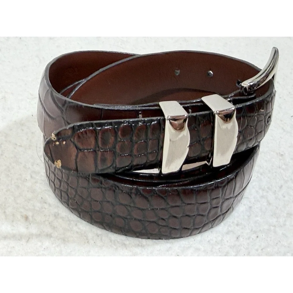 Paul‎ Fredrick Leather Belt Mens 50